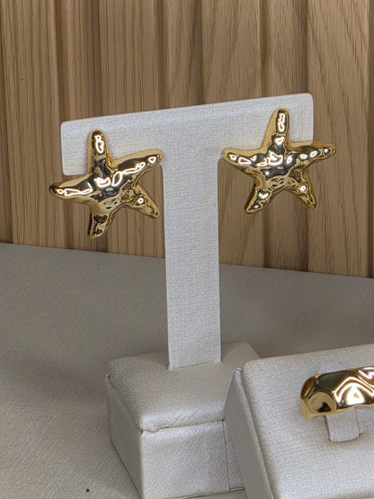 Brinco Estrela do Mar Dourado