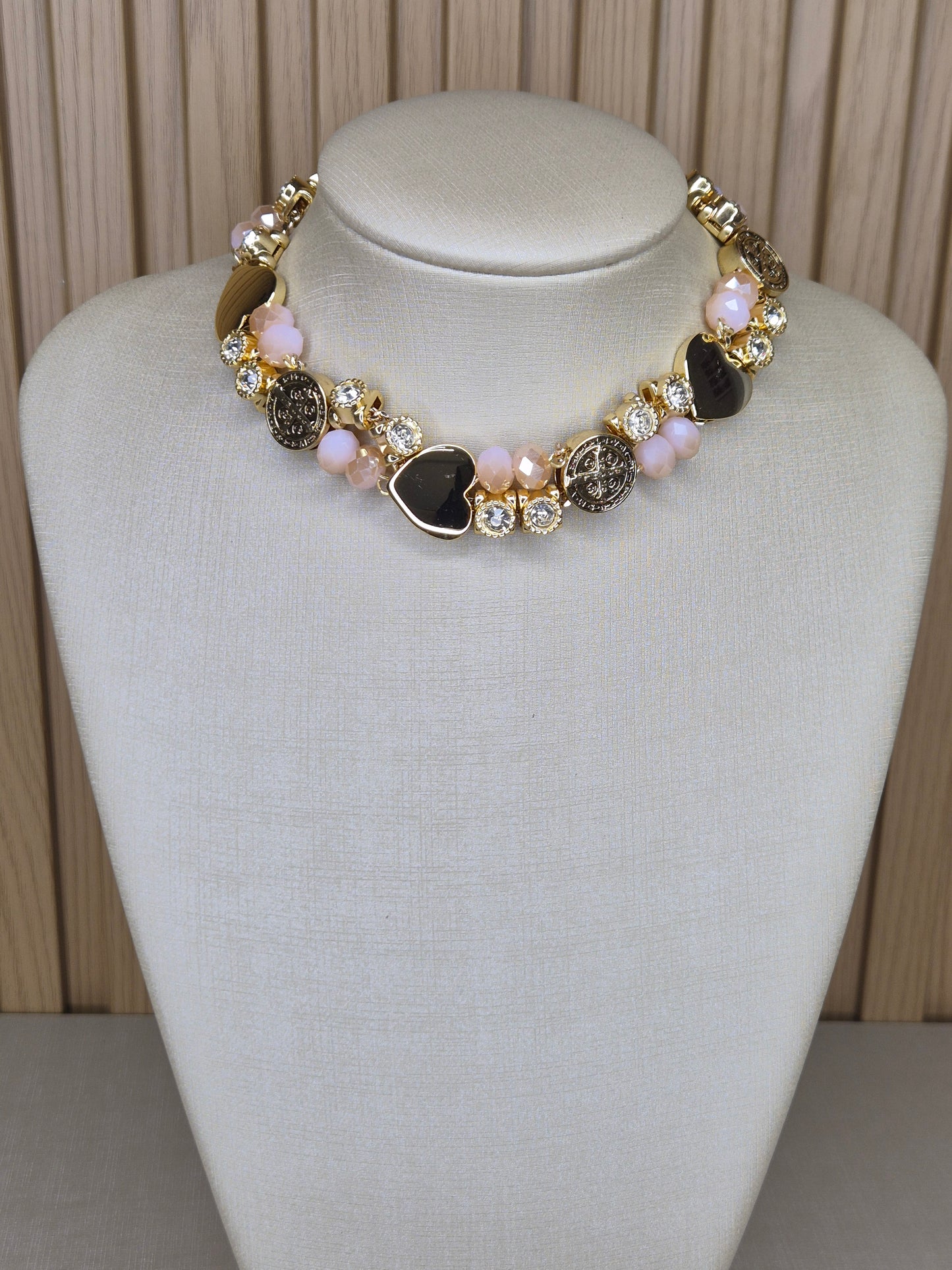 Colar AURUM Opus Noir - Rosa