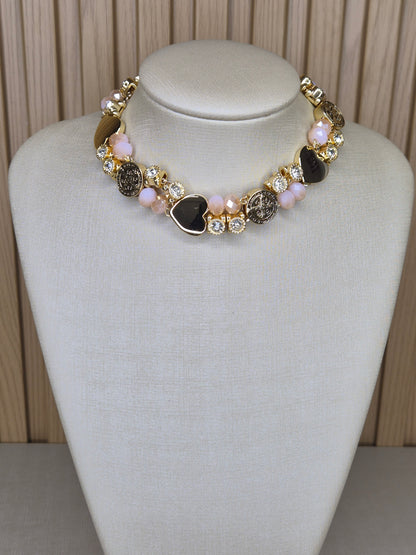 Colar AURUM Opus Noir - Rosa