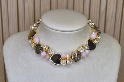 Colar AURUM Opus Noir - Rosa