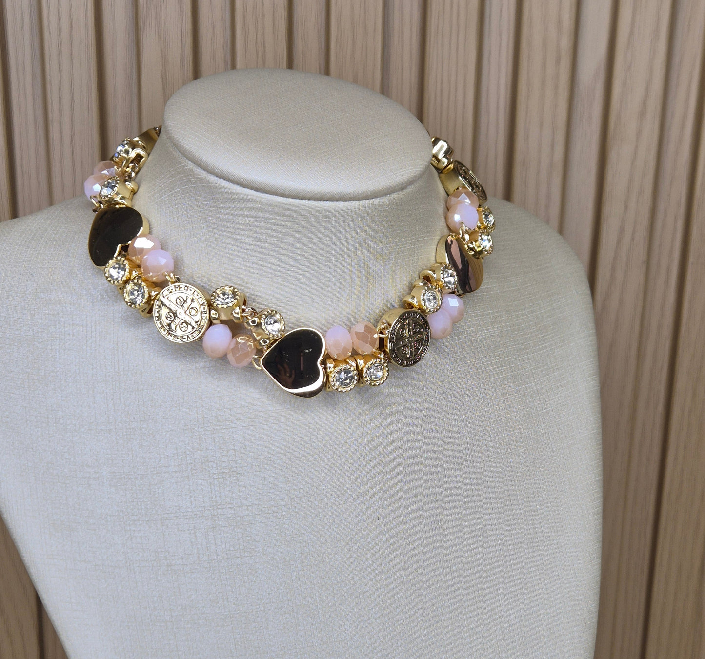 Colar AURUM Opus Noir - Rosa