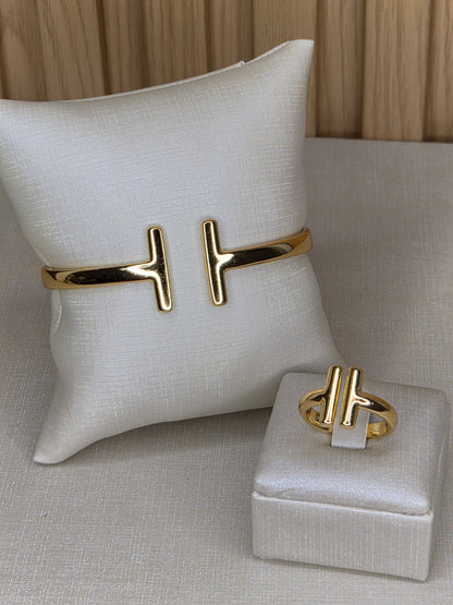 Bracelete Cruz Dourada