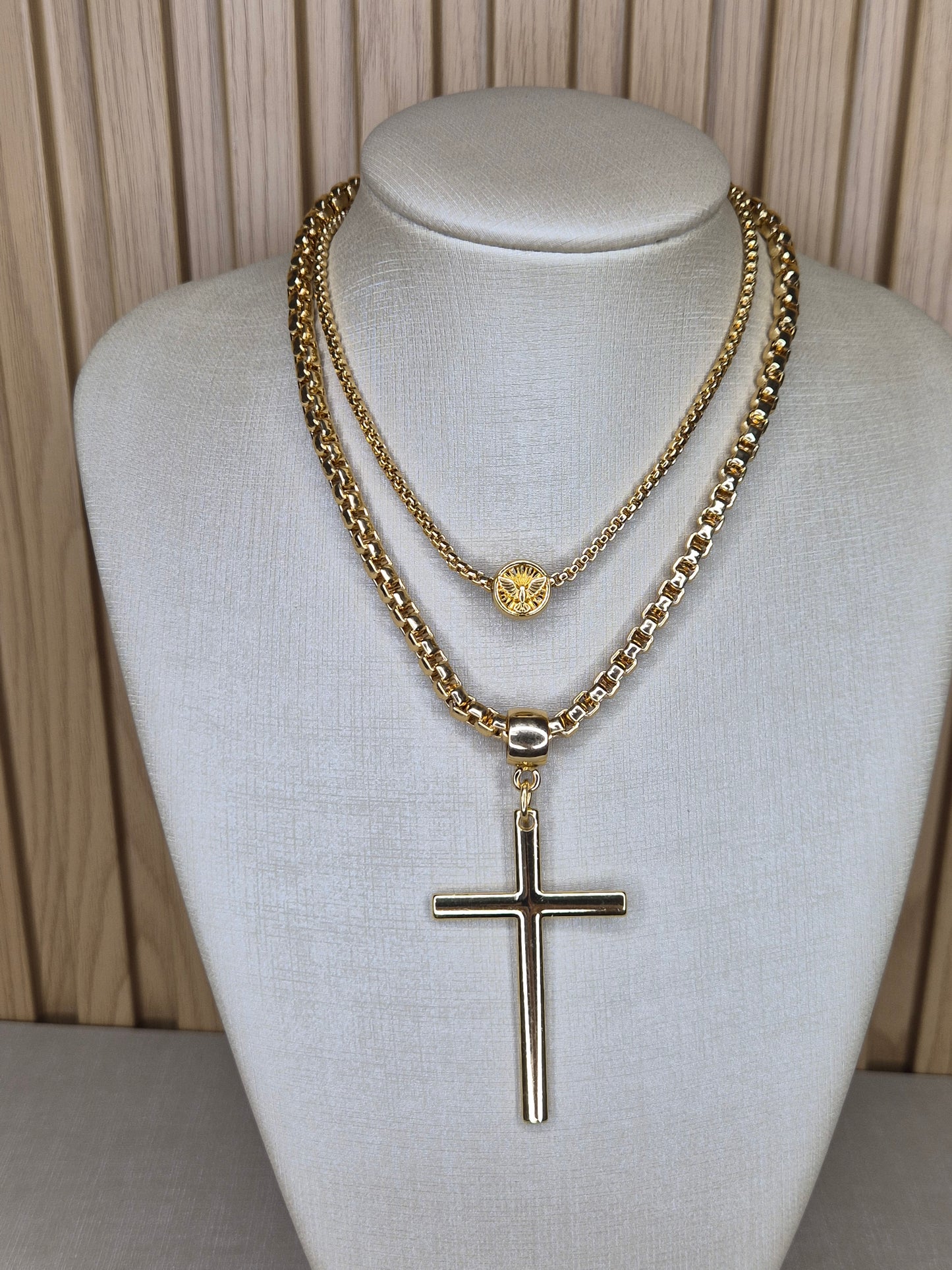 Colar Fé Dourada AURUM