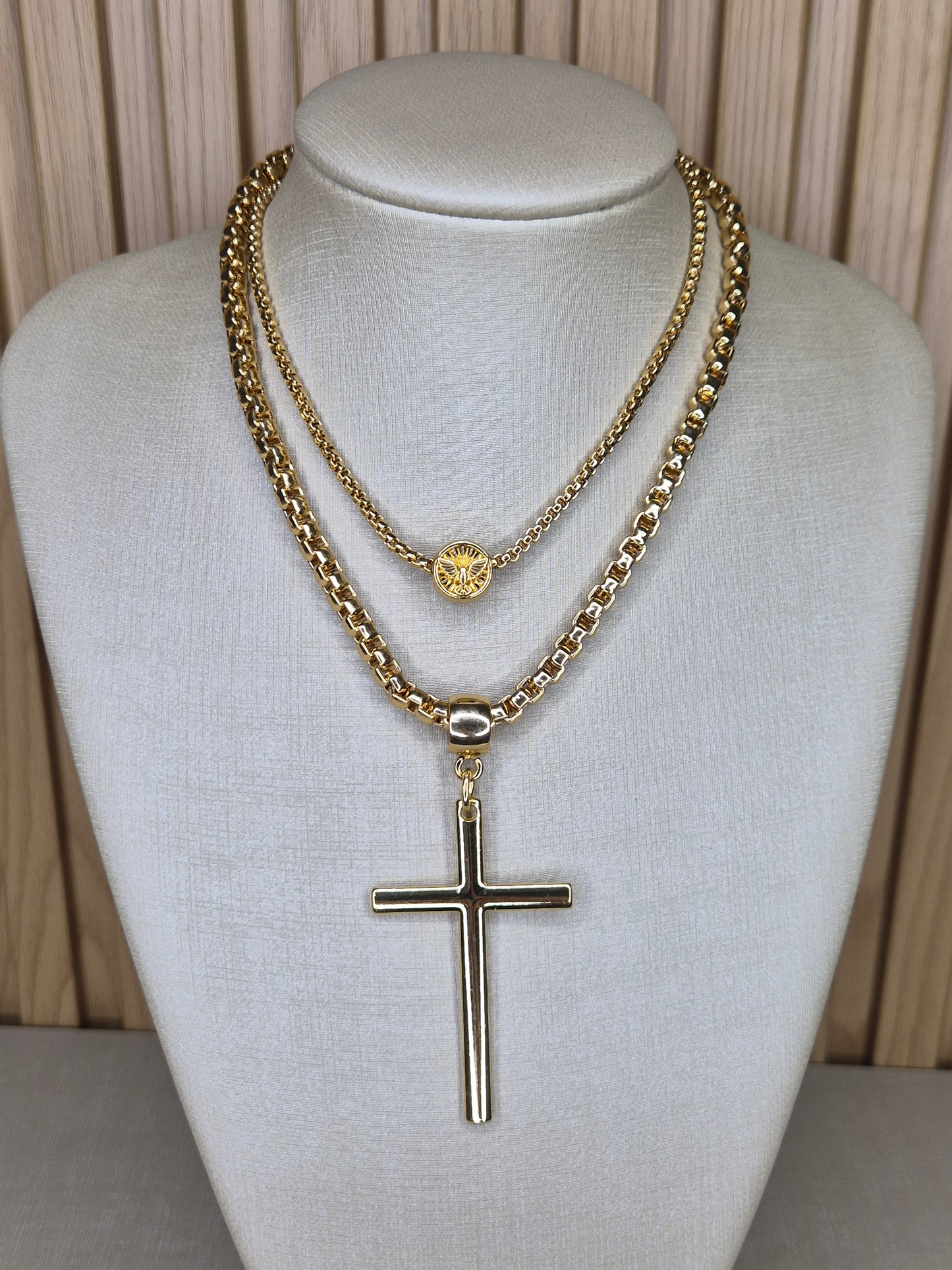 Colar Fé Dourada AURUM