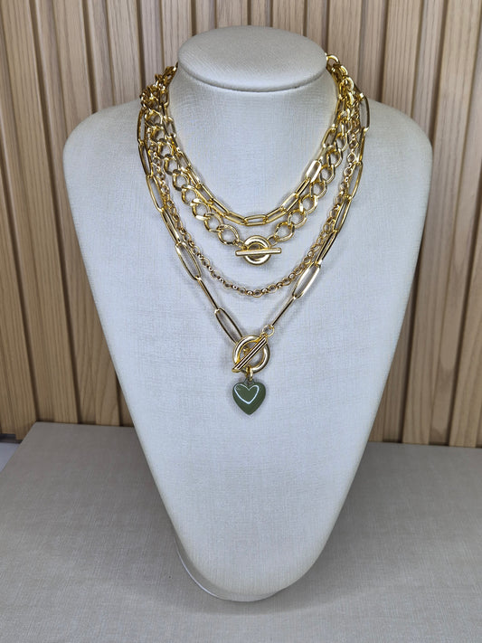 Colar AURUM Élan Verde