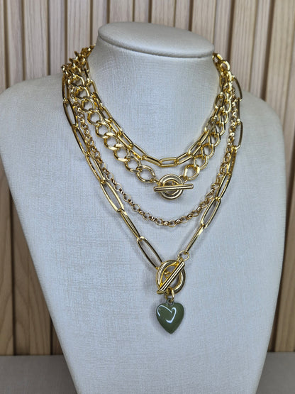 Colar AURUM Élan Verde