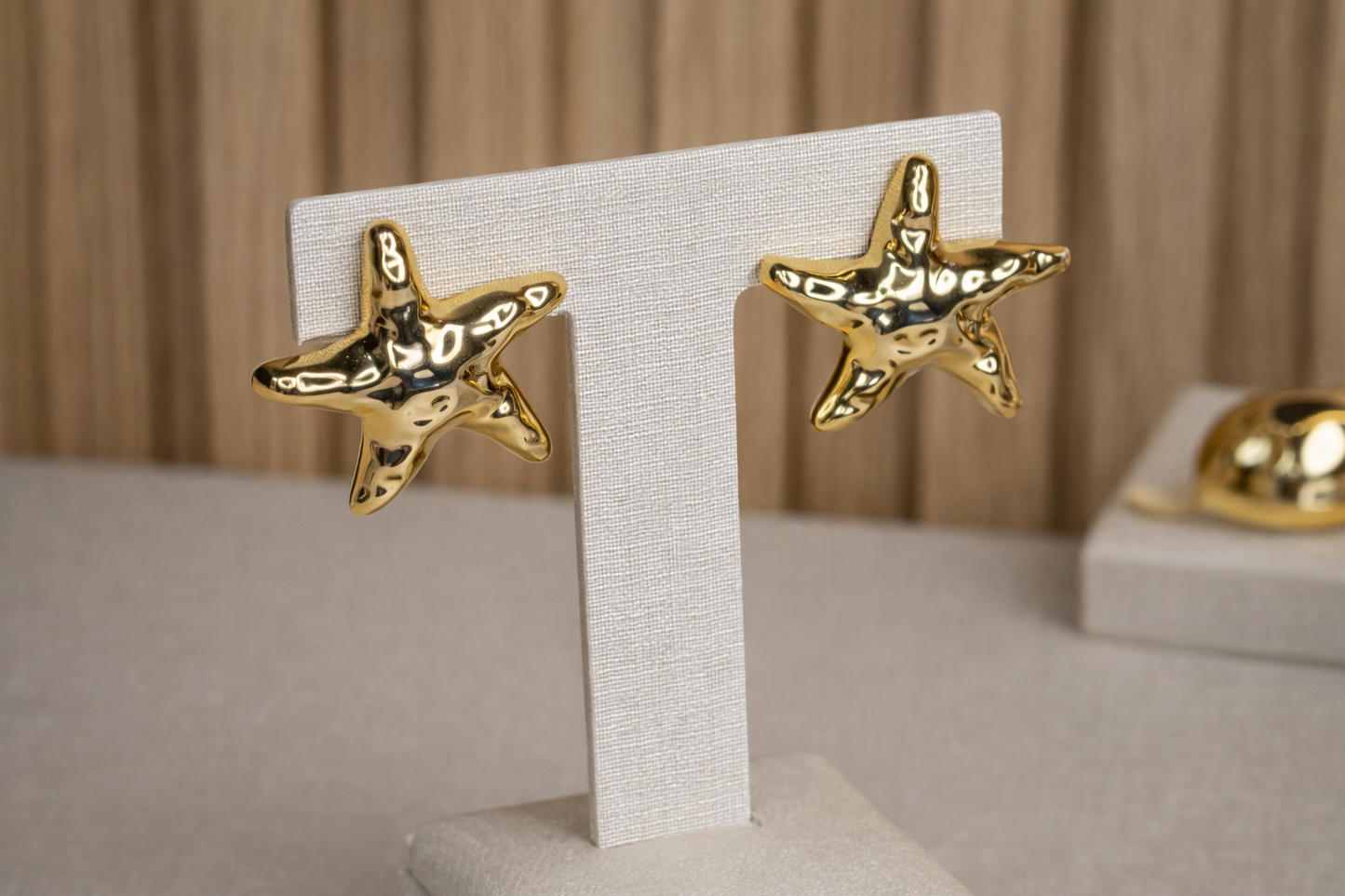 Brinco Estrela do Mar Dourado