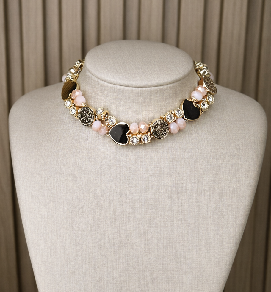 Colar AURUM Opus Noir - Rosa