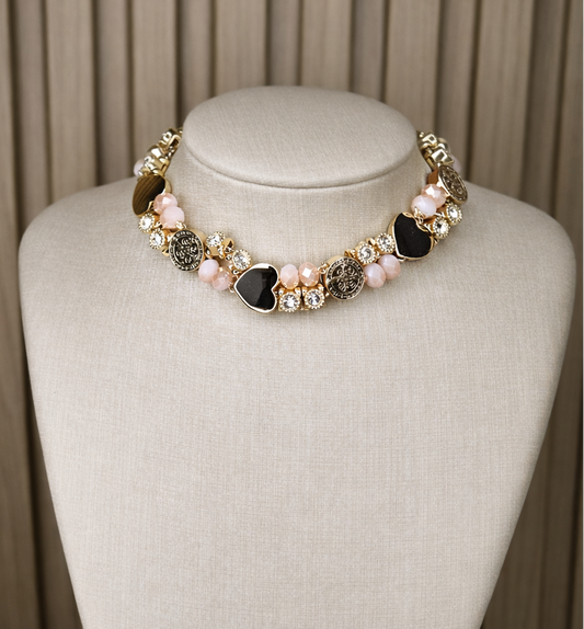 Colar AURUM Opus Noir - Rosa