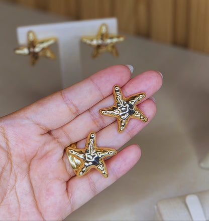 Brinco Estrela do Mar Dourado