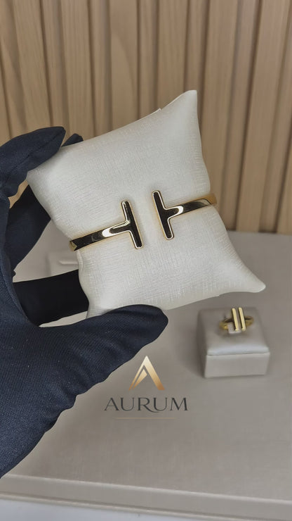 Bracelete Cruz Dourada