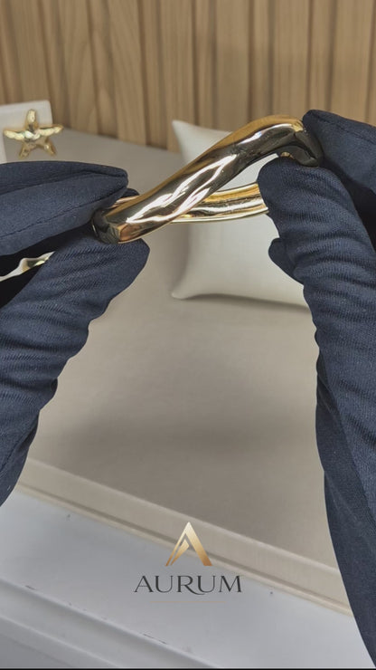 Bracelete Dourado Premium – Design Moderno